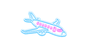 Neon Airplane