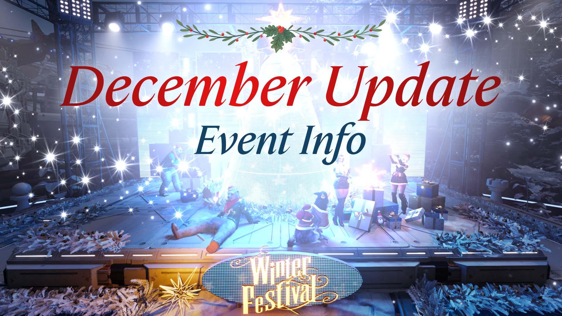 (Updated) (In-game) December Update Event Info
