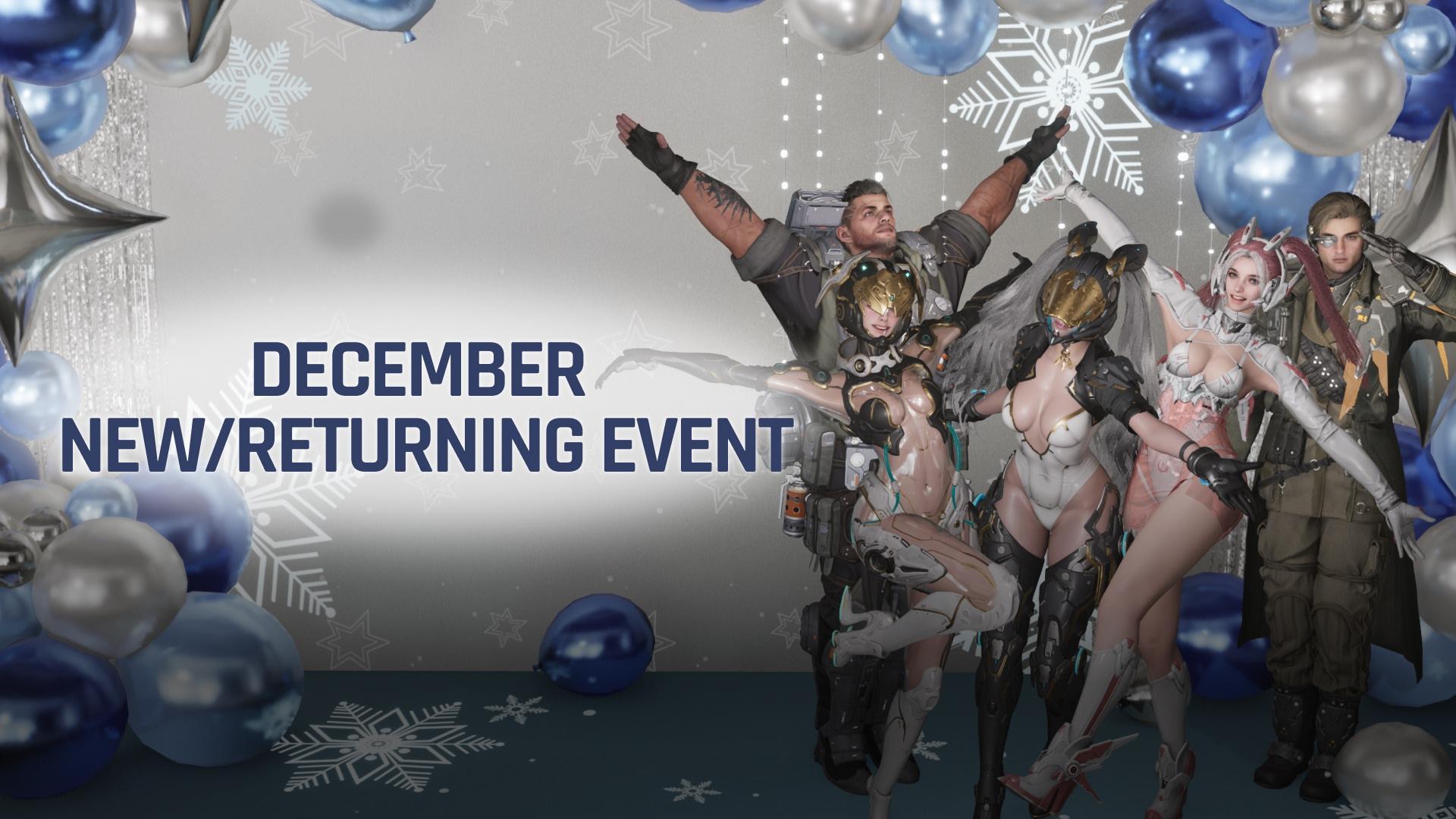 (In-Game) December New/Returning Player Event Info