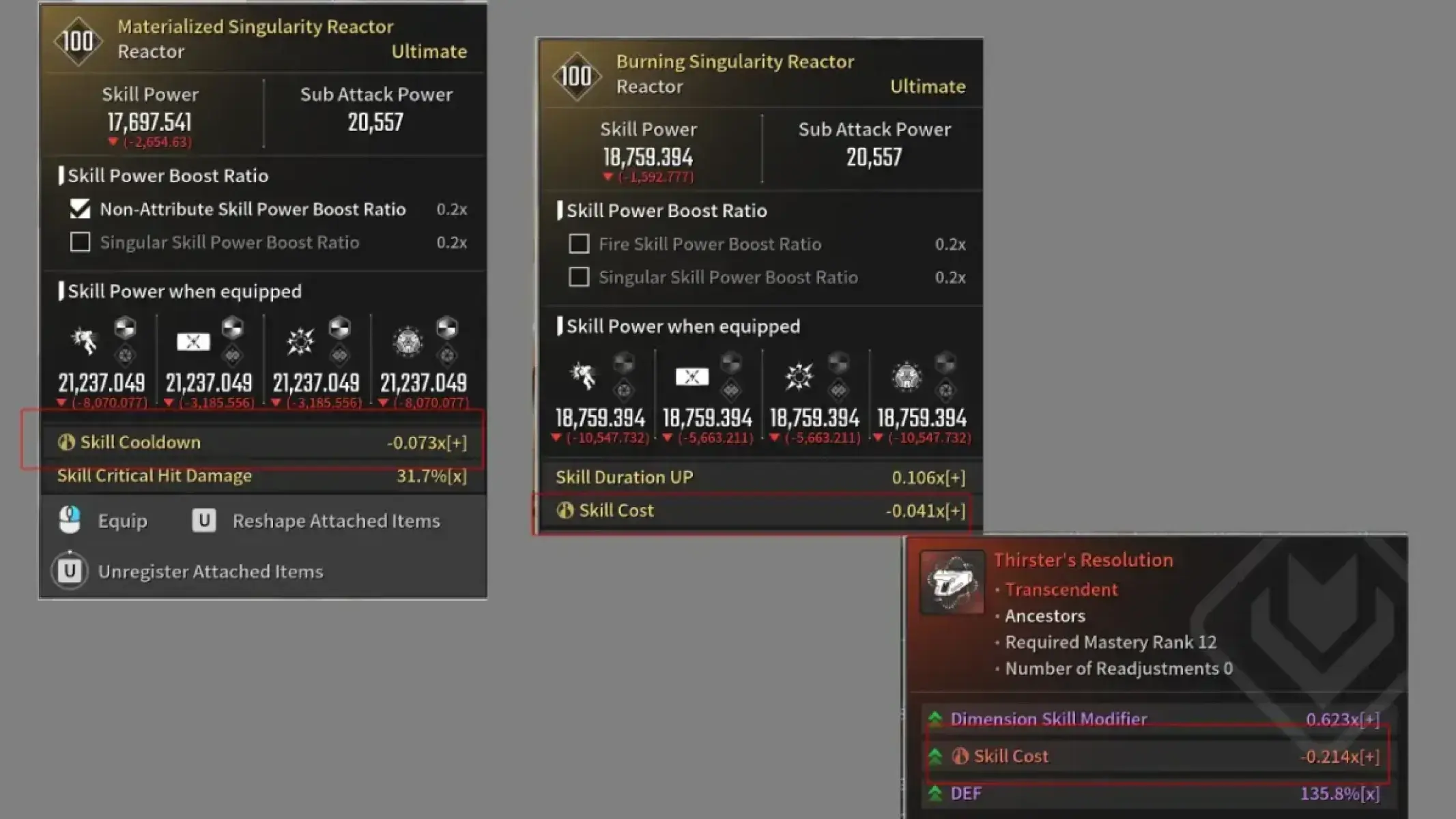 Weird Symbol appearing on negative stats in The First Descendant