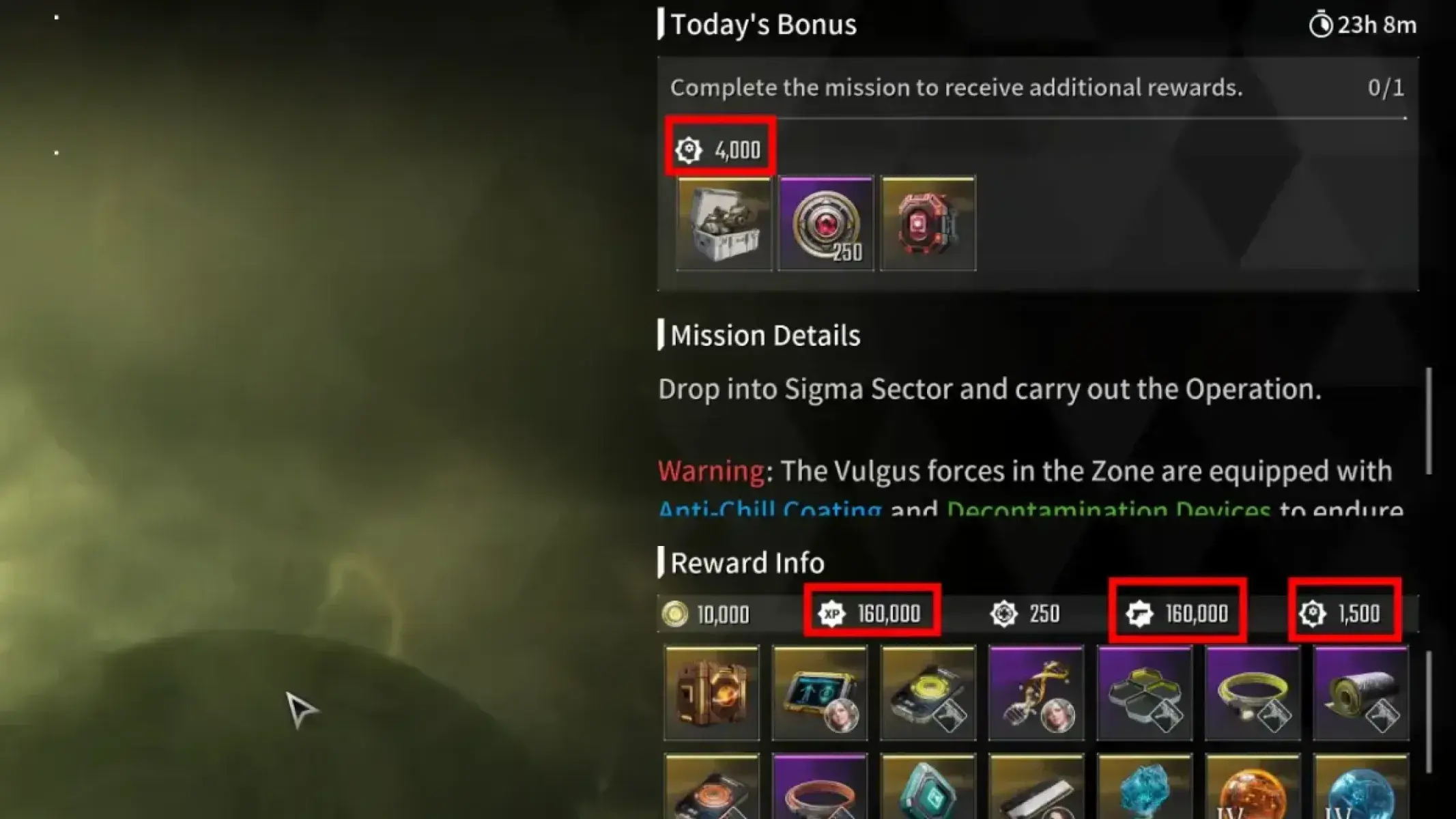 Sigma Sector Grinding in The First Descendant