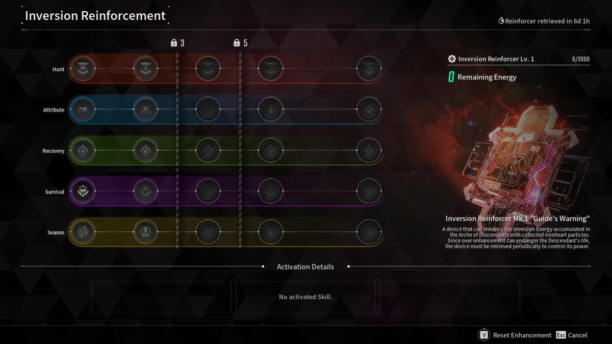 Inversion Reinforcement Seasons Database for The First Descendant